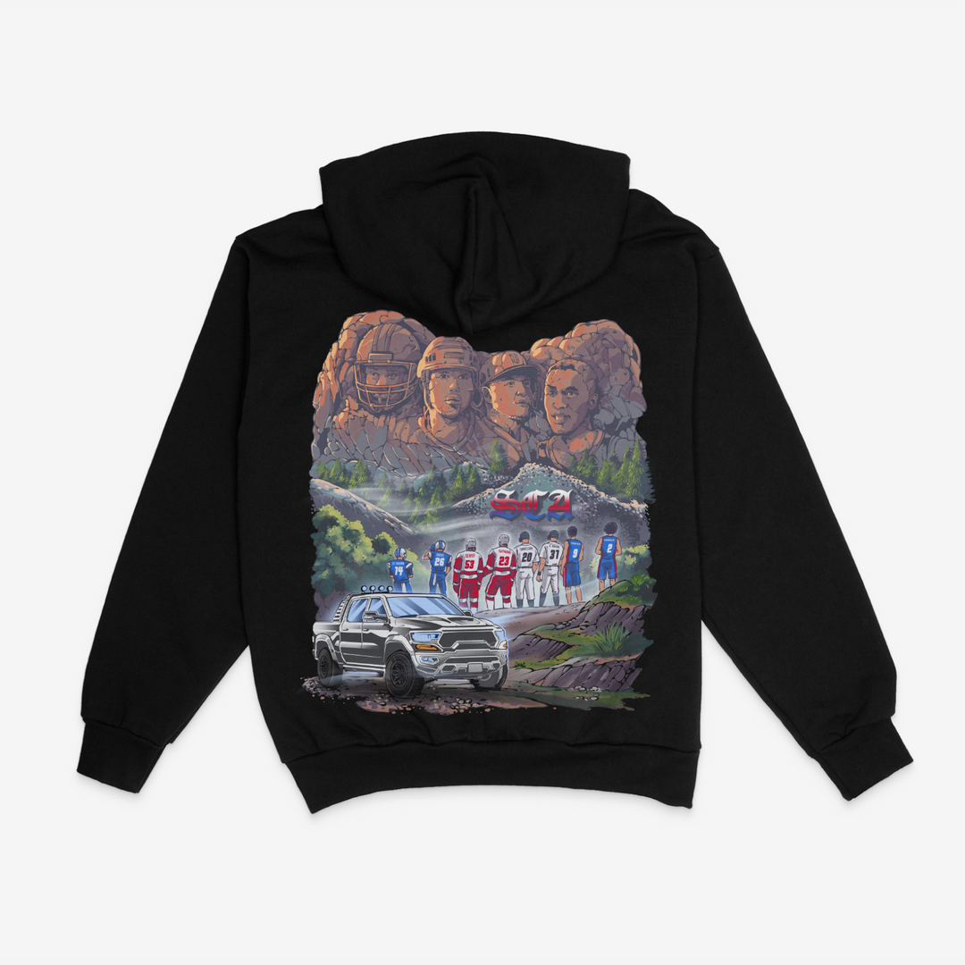 Detroit Mt Rushmore Hoodie